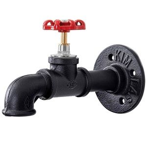 Industrial Pipe Coat Hook Rack Retro Rustic Decor